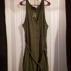 Justfab Sanctuary Green Tank Dress (sz.3X)